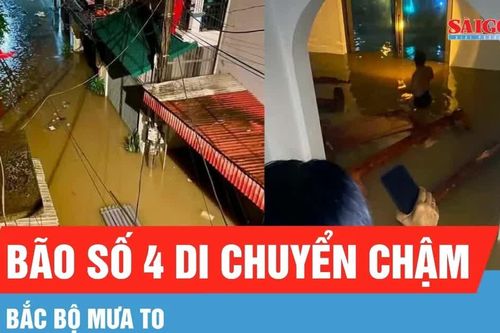 Bão số 4 có khả năng mạnh lên, Bắc bộ mưa lớn