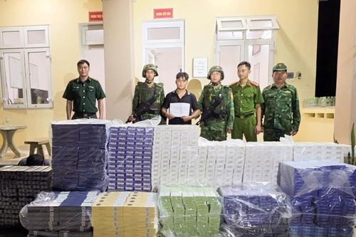Chặn ôtô chở gần 15.000 bao thuốc lá lậu ở khu vực biên giới Tây Ninh