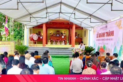 Khánh thành đền Đức Thánh Cả ở xã Thượng Đức