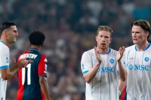 De Bruyne vào sân tỏa sáng rực rỡ giúp Napoli đánh bại Genoa 2-0 trong ngày ra mắt Allegri