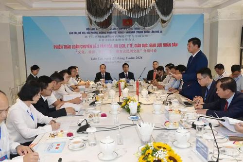 Nhiều nội dung được thống nhất tại phiên thảo luận chuyên đề 3 về văn hóa, du lịch, y tế, giáo dục và giao lưu Nhân dân.