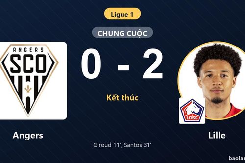 Đánh bại chủ nhà Angers, Lille khởi đầu thuận lợi ở vòng mở màn Ligue 1