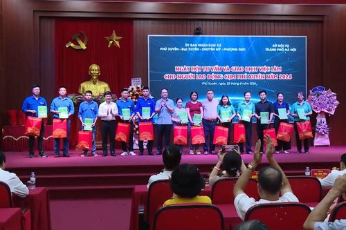 Hơn 1.000 chỉ tiêu tuyển dụng tại phiên giao dịch việc làm cụm Phú Xuyên