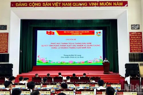 Lữ đoàn 162 quán triệt, giáo dục nhiệm vụ 6 tháng cuối năm 2026