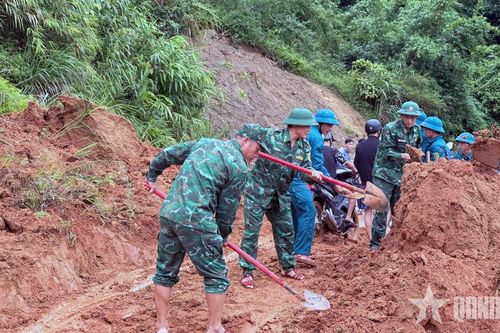 Thanh Hóa: LLVT cùng cấp ủy, chính quyền chủ động ứng phó mưa lũ