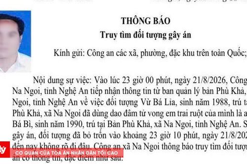 Truy tìm người đàn ông đâm em trai tử vong rồi bỏ trốn