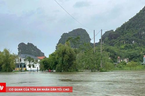 Ninh Bình: Nước lũ trên sông Hoàng Long và sông Đáy dâng cao