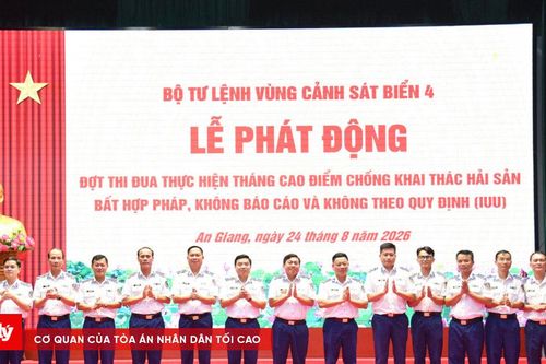 BTL Vùng Cảnh sát biển 4 phát động thi đua cao điểm chống khai thác IUU