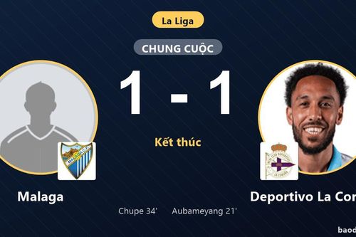 Hòa Deportivo La Coruna 1-1, Malaga vẫn chôn chân ở đáy bảng La Liga