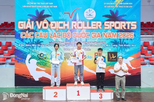 Đồng Nai đạt 4 huy chương vàng Giải vô địch Roller Sports các câu lạc bộ quốc gia năm 2026