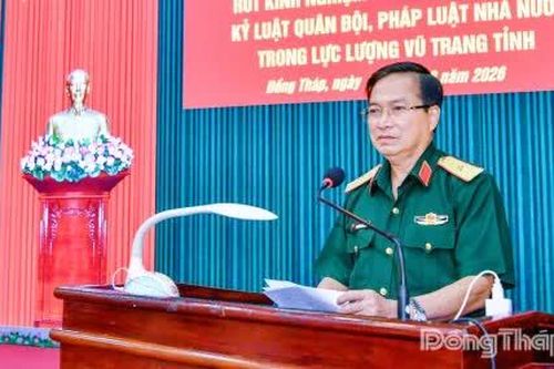 Lực lượng vũ trang tỉnh Đồng Tháp: Đoàn kết, chấp hành nghiêm kỷ luật Quân đội, pháp luật Nhà nước