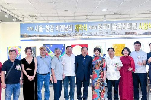 Tin vui của hội hoạ Việt Nam tại triển lãm nghệ thuật quốc tế tại Hàn Quốc