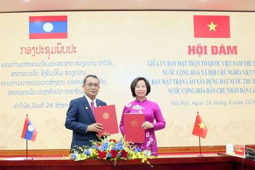 Mặt trận Hà Nội - Viêng Chăn: Tiếp nối truyền thống, mở chặng đường hợp tác mới