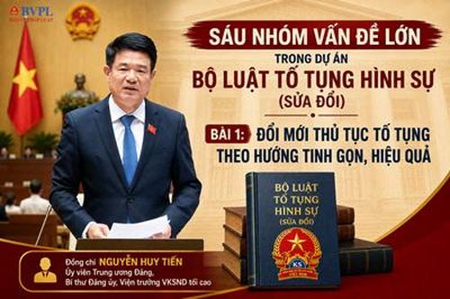 Bài 1: Đổi mới thủ tục tố tụng hình sự theo hướng tinh gọn, hiệu quả