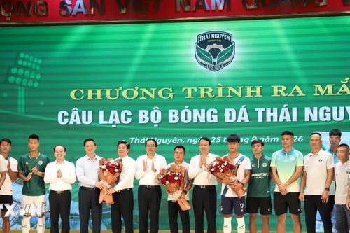Ra mắt Câu lạc bộ Bóng đá FC Thái Nguyên: Động lực mới cho thể thao xứ Trà