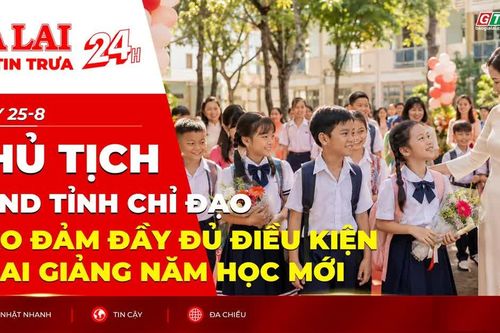 Điểm tin trưa: Chủ tịch UBND tỉnh chỉ đạo bảo đảm đầy đủ điều kiện khai giảng năm học mới