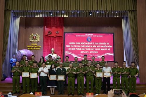 Trao giải Cuộc thi sáng tác ca khúc Kỷ niệm 50 năm Ngày truyền thống Học viện PCCC và CNCH