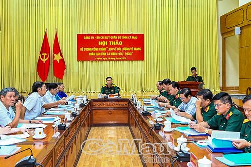Làm rõ chặng đường 50 năm xây dựng, chiến đấu và trưởng thành của LLVT tỉnh Cà Mau