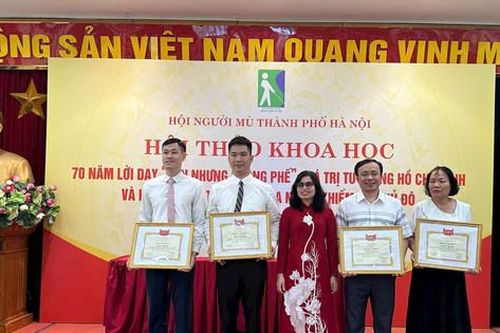 Hành trình hòa nhập, cống hiến của người khiếm thị Thủ đô