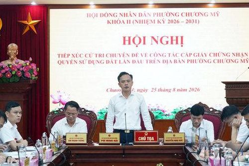 Chương Mỹ lấy hài lòng của người dân về cấp sổ đỏ làm thước đo cán bộ