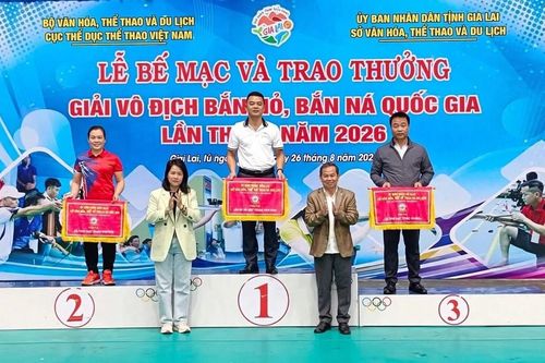 Điện Biên nhất toàn đoàn Giải vô địch Bắn nỏ, Bắn ná quốc gia 2026