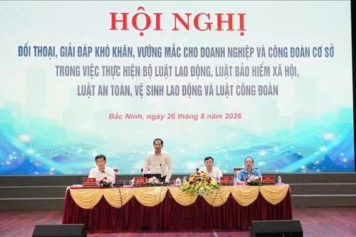 Đối thoại, tháo gỡ vướng mắc về chính sách lao động, bảo hiểm