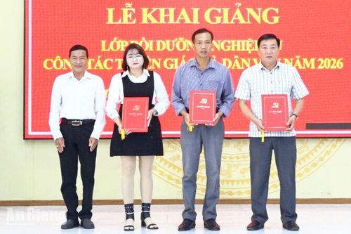 87 cán bộ, đảng viên cập nhật kỹ năng tuyên giáo, dân vận ở cơ sở