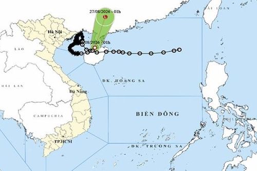 Bão số 4 suy yếu thành áp thấp nhiệt đới, Bắc Bộ mưa to cục bộ