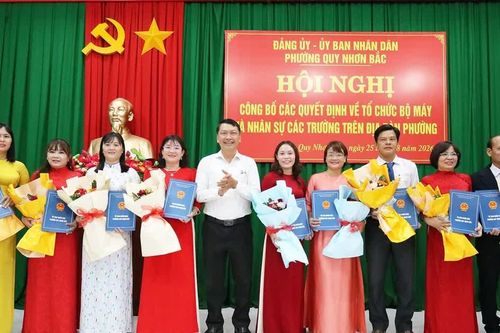 Phường Quy Nhơn Bắc còn 4 trường học sau sắp xếp các cơ sở giáo dục