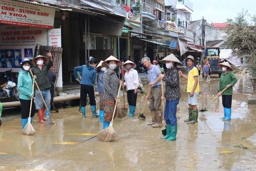 Thất Khê chung sức dựng lại nhịp sống sau bão