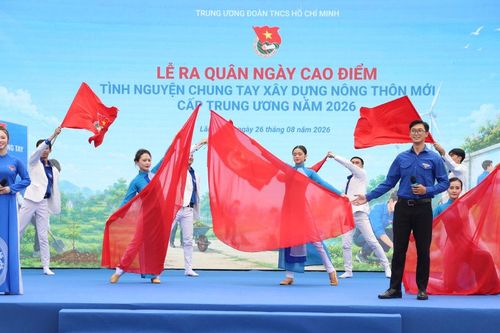 Trung ương Đoàn ra quân tình nguyện xây dựng nông thôn mới tại Lâm Đồng