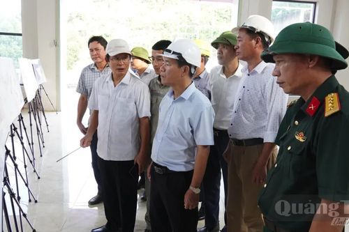 Đồng chí Bí thư Tỉnh ủy kiểm tra tiến độ dự án Thủy điện La Trọng