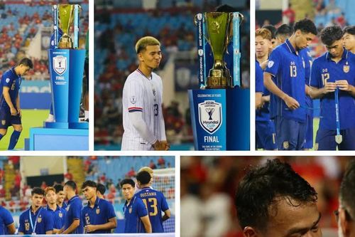 Tuyển Thái Lan cúi đầu lướt qua cúp vàng dành cho Việt Nam