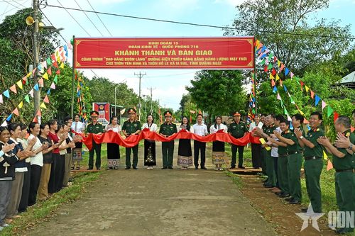 Đoàn Kinh tế - Quốc phòng 716 (Binh đoàn 15): Chăm lo an sinh, an cư cho nhân dân xã Ia Đal, tỉnh Quảng Ngãi
