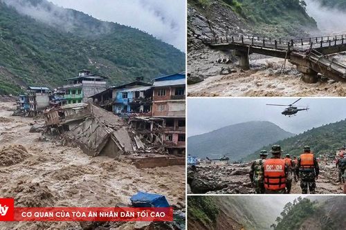 Dòng lũ từ Himalaya cuốn phăng làng mạc, hơn 1.300 người mất tích