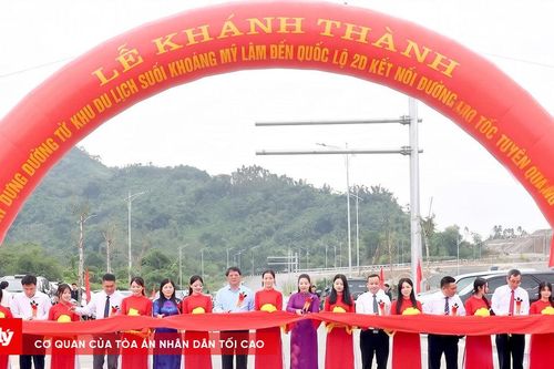 Tuyên Quang khánh thành tuyến đường hơn 480 tỷ đồng