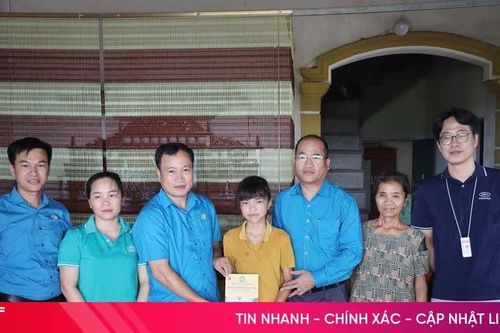Công đoàn Hà Tĩnh đồng hành cùng con em đoàn viên hoàn cảnh khó khăn