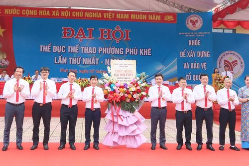 Gần 1.500 người tham dự Đại hội Thể dục thể thao phường Phù Khê