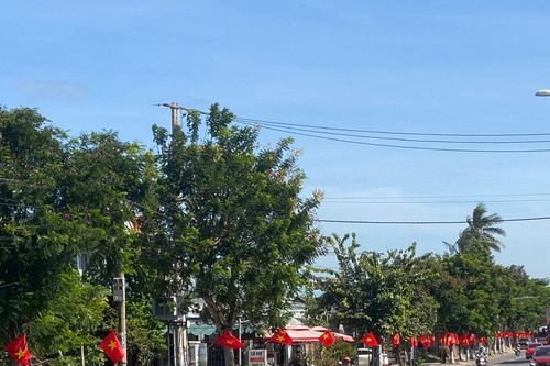 Phường Điện Bàn Đông xây dựng tuyến cờ Tổ quốc tại 27 tổ dân phố