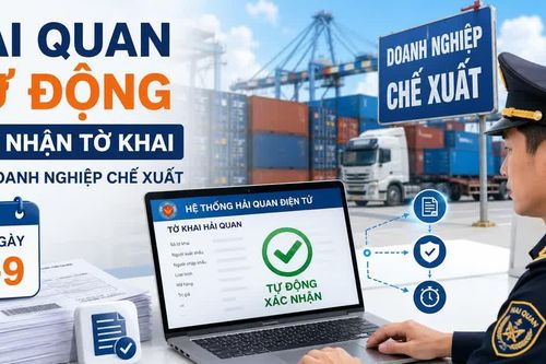 Hải quan tự động xác nhận tờ khai cho doanh nghiệp chế xuất từ ngày 9-9