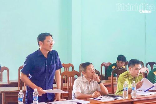 Kiểm tra công tác chuẩn bị phòng chống thiên tai tại các xã Bắc Khánh Vĩnh và Trung Khánh Vĩnh
