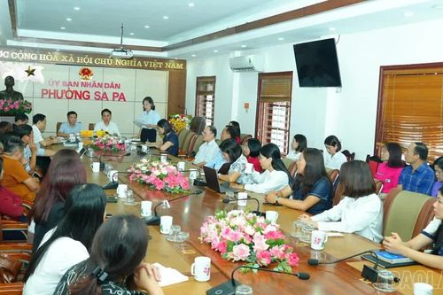 Phường Sa Pa gặp mặt cán bộ quản lý trường học trước khi sắp xếp, cơ cấu lại nhân sự