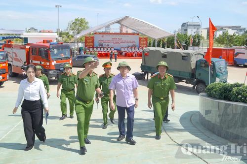 Lãnh đạo tỉnh kiểm tra công tác chuẩn bị diễn tập phương án chữa cháy và cứu nạn, cứu hộ cấp tỉnh năm 2026