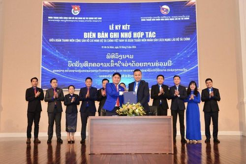 Tuổi trẻ ngành Tài chính Việt Nam - Lào tăng cường hợp tác trong giai đoạn mới