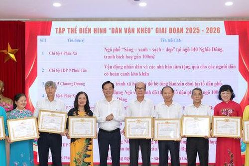 Phường Hồng Hà: Phát huy dân vận khéo, tạo đồng thuận trong nhân dân