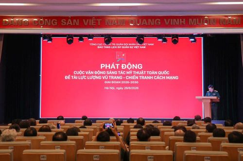 Phát động Cuộc vận động sáng tác mỹ thuật đề tài Lực lượng vũ trang - Chiến tranh cách mạng
