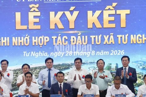 Xã đầu tiên phía đông Quảng Ngãi tổ chức hội nghị xúc tiến đầu tư