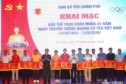 Hơn 400 vận động viên tranh tài tại Giải thể thao ngành Cơ yếu Việt Nam
