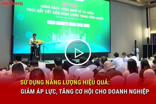 Sử dụng năng lượng hiệu quả: Giảm áp lực, tăng cơ hội cho doanh nghiệp