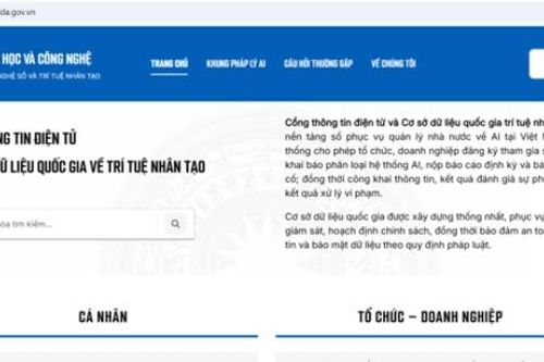 Cổng thông tin một cửa về trí tuệ nhân tạo chính thức vận hành